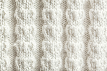 Knitted fabric texture, closeup