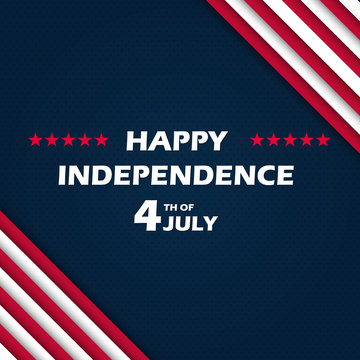 Fourth of July Independence Day. Vector illustration EPS10