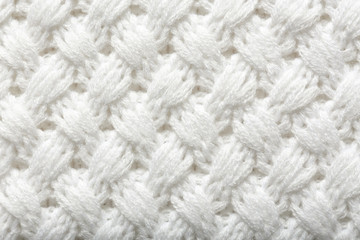 Knitted fabric texture, closeup