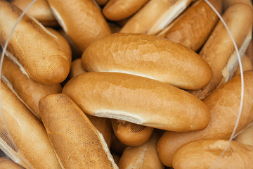 Fresh bread in bakery