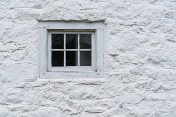Old White Window on Barn