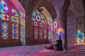 The Nasir al-Mulk Mosque also known as the Pink Mosque is a traditional mosque in Shiraz, Iran. It...