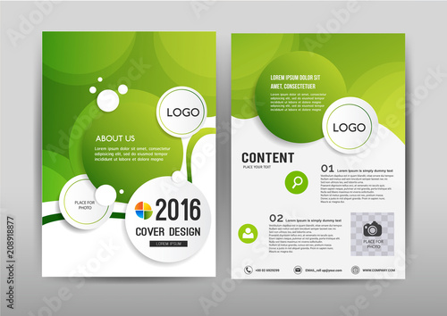 vector annual report leaflet