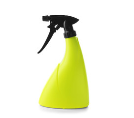 Spray bottle for gardening on white background