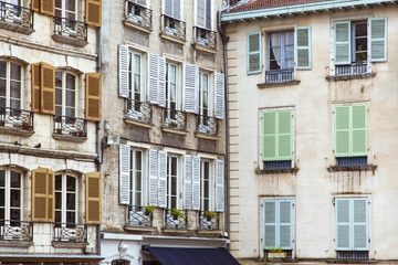 Arquitectura típica de Bayona, Francia