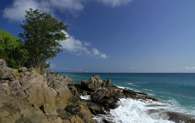 Coast of Sainte Anne Island, Seychelles