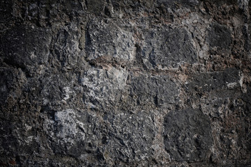 Abstract black Stone wall Background