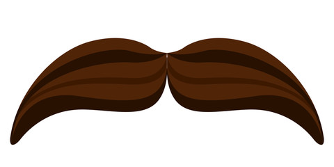 Hipster mustache icon