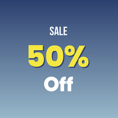 Sale 50 pct Off