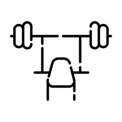 Fitness design. Gym icon