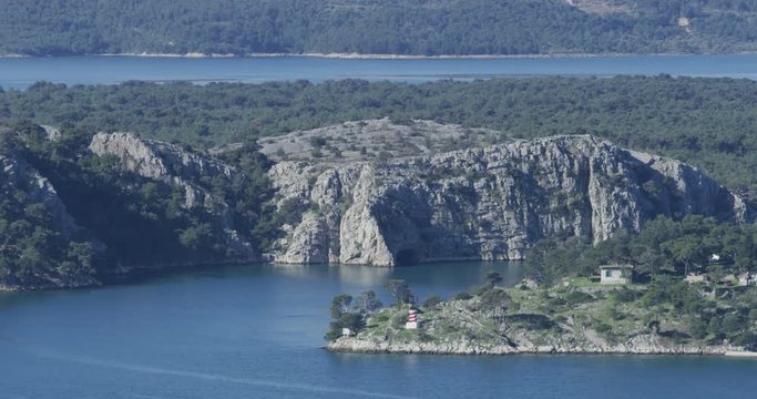 Entrance to Sibenik aquatorium