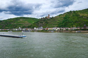Fototapeta na wymiar Der Rhein bei Kaub