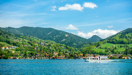 Fototapeta na wymiar tegernsee lake - bavaria - germany