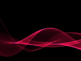     Abstract Soft Color Red Wave Background 