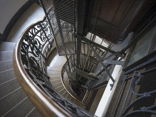 Obraz premium Elevated view of staircase, Belgrade, Serbia