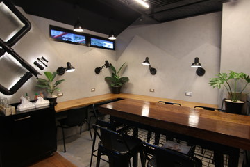 Interiors of a restaurant 