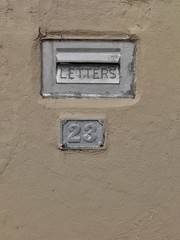 Old letter box number 23