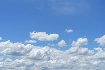 Blue sky and cloudy background