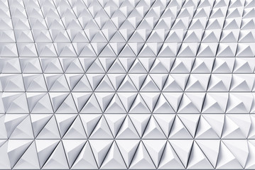 Monochrome abstract 3D minimalistic geometrical background of triangles