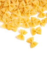 Obraz premium Pasta isolated on white background