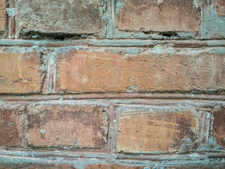 Old bricks wall texture background.