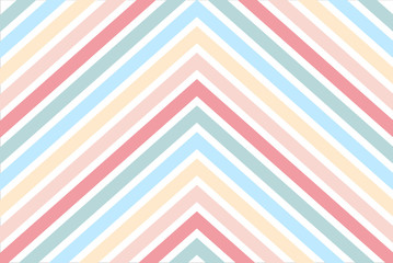 Chevron stripe pattern with pastel color for background