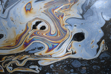 tar water abstract colors