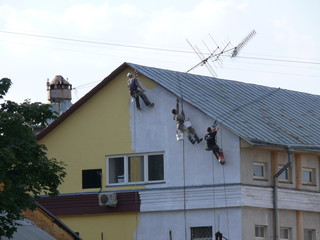 Городской альпинизм.