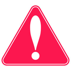 Warning sign, Attention icon, Vector