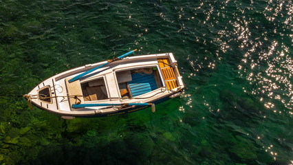 Fototapeta na wymiar Boat - Atrani, Italy