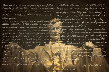 Gettysburg Address - obrazy, fototapety, plakaty