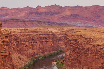 Colorado River as it flows through Marble Canyon.