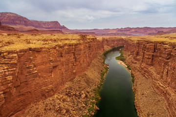 Colorado River as it flows through Marble Canyon.