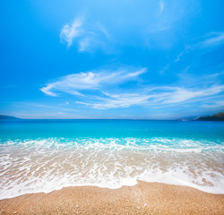 beach and beautiful tropical sea