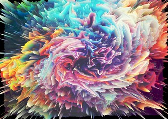 Abstract background. Design elements. Fashion pattern texture. Fantasy style artistic graphic painting. Creative desktop wallpaper.