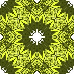 Fototapeta premium Beautiful geometric floral ornament. seamless art-deco pattern. vector illustration. for design, wallpaper, invitation.