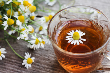 herbal tea with chamomile