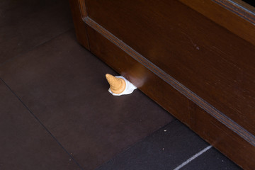 Ice Cream is a Door Stop Florence Italy