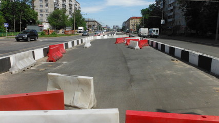 Дорога, Перекрытие дороги, Отбойники 