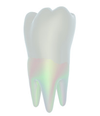 Tooth. 3d illustration