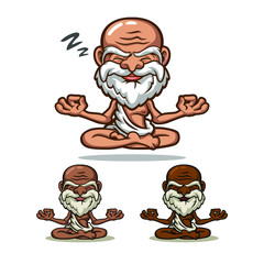 Guru Mascot Design Vector