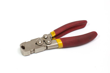 cut pliers red handle