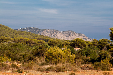 Fototapeta na wymiar Landschaft bei der Cala Boix