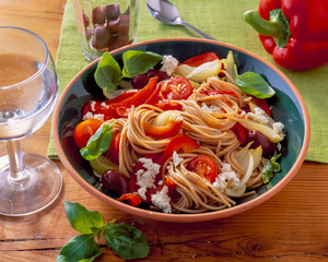 Spaghetti mit Gemüse