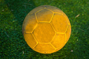 soccer ball on grass