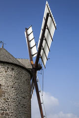 Old windmill in Brittany, renovated in good conditions