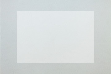 Gray handmade paper with a white rectangle as a mockup