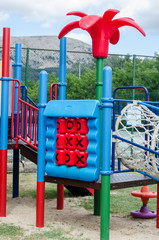 Fototapeta na wymiar in the playground