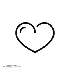 heart icon vector