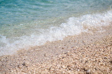 ocean and pebbles